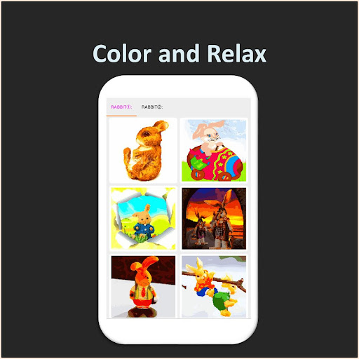 Color by Number - rabbit Screen 3