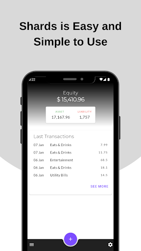 Android application Shards - Financial Tracker screenshort