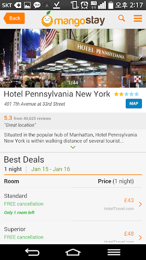Best Hotel price comparison Screen 3