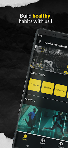 Android application Eureka Movement screenshort