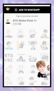 BTS Army Stickers para WA