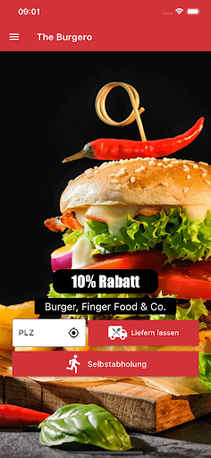 Android application The Burgero screenshort