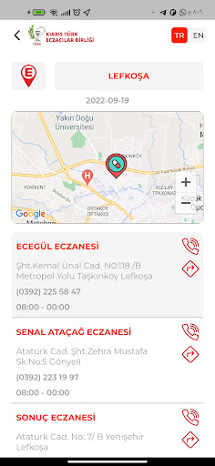 Android application Kıbrıs Türk Eczacılar Birliği screenshort