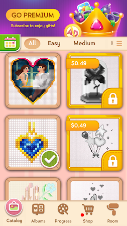 Game screenshot Craft Cross Stitch: Pixel Art mod apk
