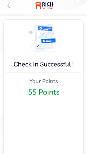 RICH Check-in Screenshot