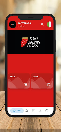 Android application miniSFIZIDIPIZZA screenshort