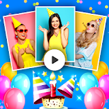 Birthday Video Maker with Song and Name icon