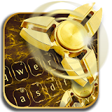 Fidget Spinner Golden Luxury Keyboard Theme icon
