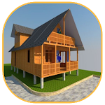 Cover Image of Download Attractive Wooden House Model  APK
