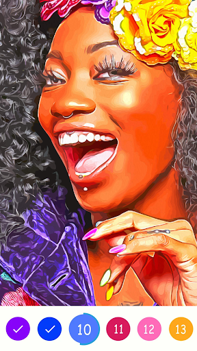 Android application Paint Color- Oil Painting Book screenshort