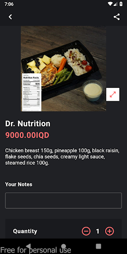 Dr Nutrition Diet Food Screen 2