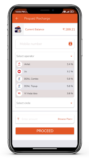Recharge Do  Commission App