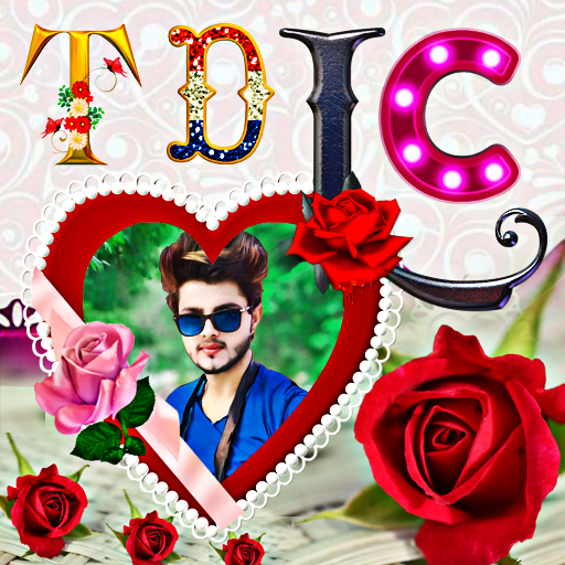 Text photo editor: photo frame logo