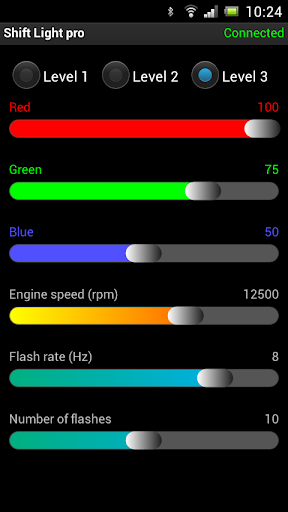 Shift Light pro (SLP) Screen 2