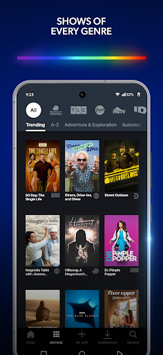 Screenshot of discovery+ | Stream TV Shows