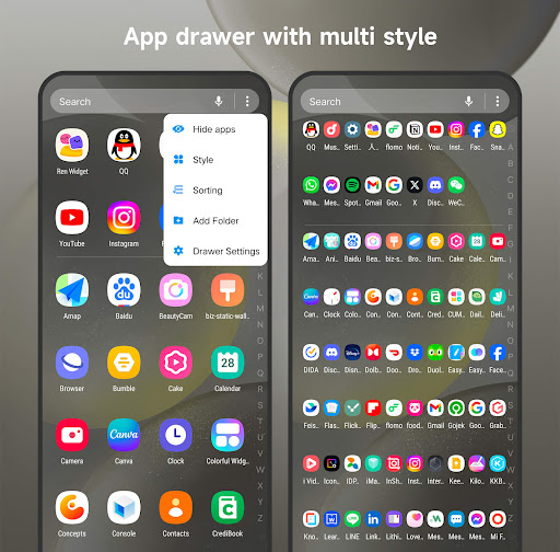 Cool S24 Launcher Galaxy OneUI - Personalization - apps