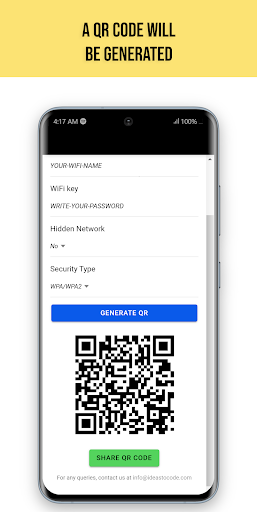 Easy WIFI QR Generator