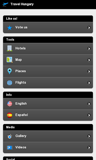 Android application Hungary Travel Guide screenshort