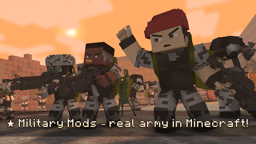 Android application Military Mods for Minecraft PE screenshort