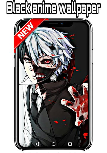 black anime wallpaper