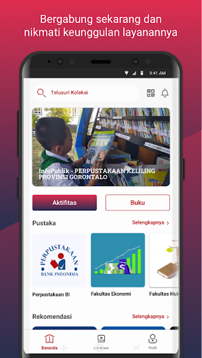 iBI Library Screen 2