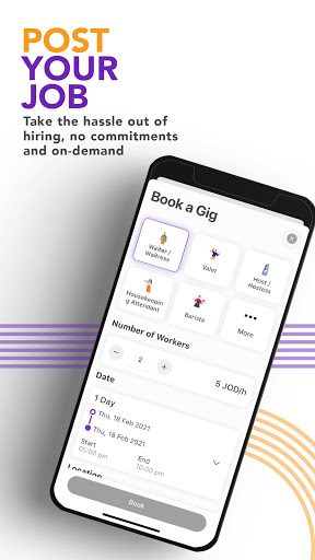 Android application Kader for Employers screenshort