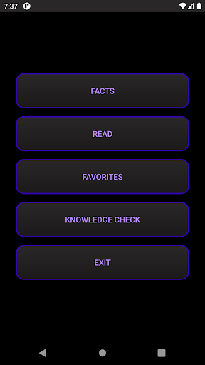 Android application Music band facts screenshort