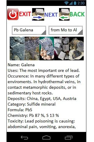 Ore Minerals Screen 2