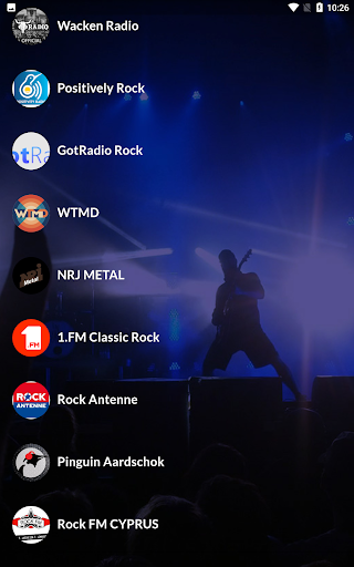 Rock Music Stations Live Screen 2