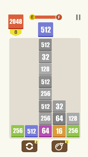 Target 2048 Screen 2
