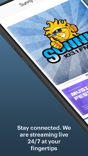 Android application Sunny 103.1 screenshort