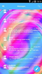 SMS Messages GlassSpiral Theme