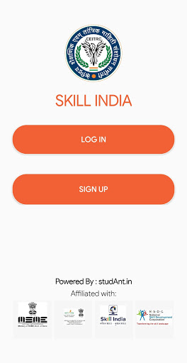 Android application Skill India Instructor screenshort