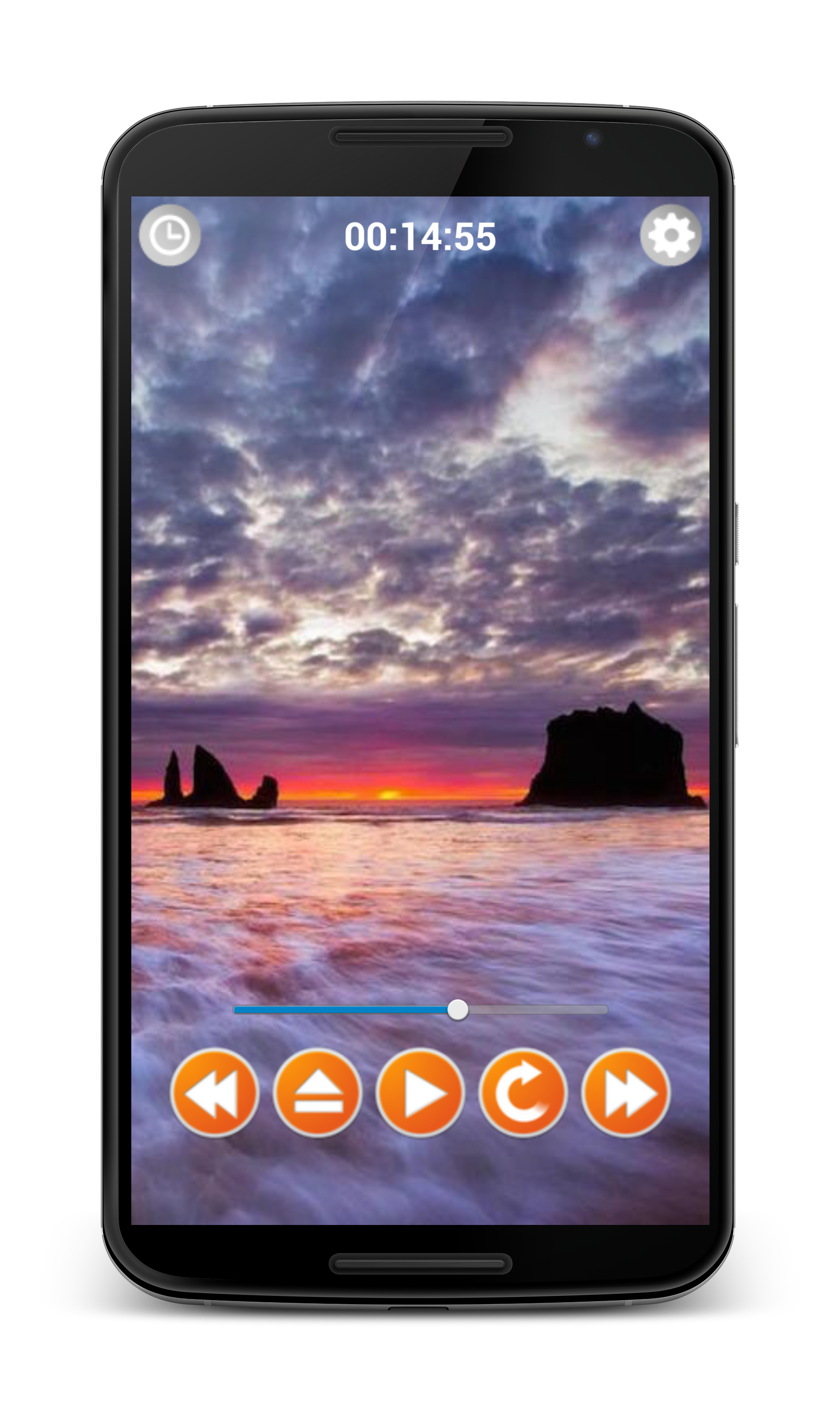 Android application Soothing sleep sounds screenshort