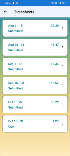 Respitrack Mobile App Screen 3