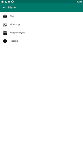 Android application Radio Web e Web TV Manchete screenshort