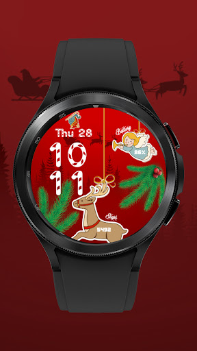 Screenshot of Winter Wonderland Watch Face