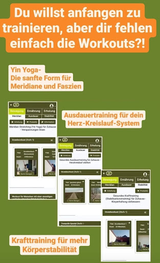 Android application Trainingskonfigurator | SHS screenshort