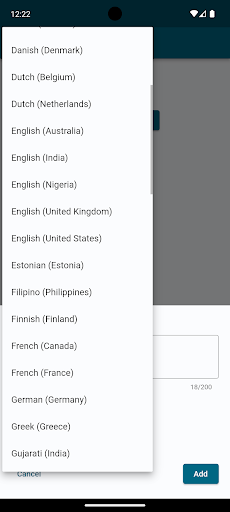 Multi Lingo Vocab Master Screen 2