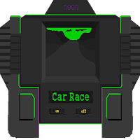 Car Race Neon Minigame 90s