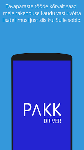 Android application PAKK Driver screenshort