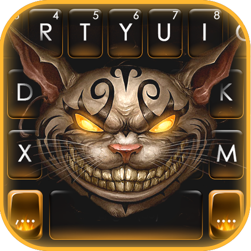 Evil Angry Cat Keyboard Theme  Icon
