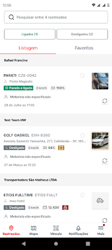 Planeta Tracker Screen 2