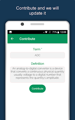 Screenshot of Electronics Dictionary Offline