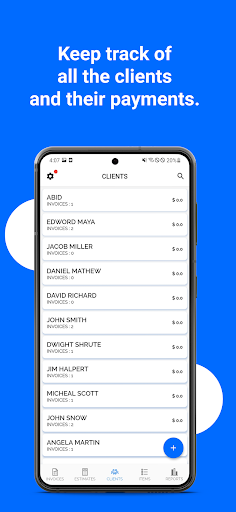 Android application Billed: Easy Invoice maker screenshort