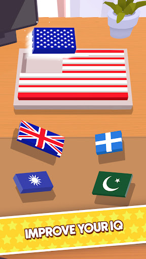 Drop Fit: World Flag Puzzle screenshot 1