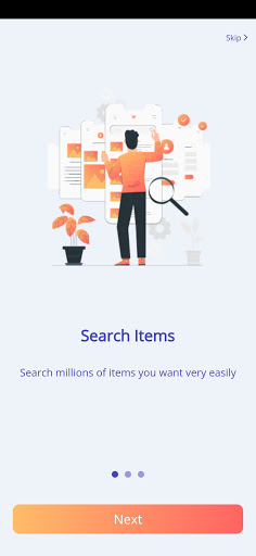 Android application Mkart Online Shopping App screenshort