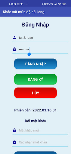 Android application HTX số screenshort