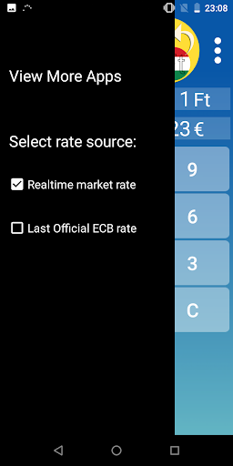 Forint Euro converter Screen 3