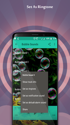Bubble Sounds Screen 2